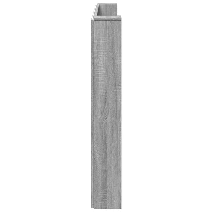 vidaXL Kopfteil Graues Sonoma 180 x 16,5 x 103,5 cm Holzwerkstoff