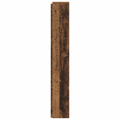 vidaXL Kopfteil mit Regal Altholz 180 x 17 x 104,5 cm Holzwerkstoff