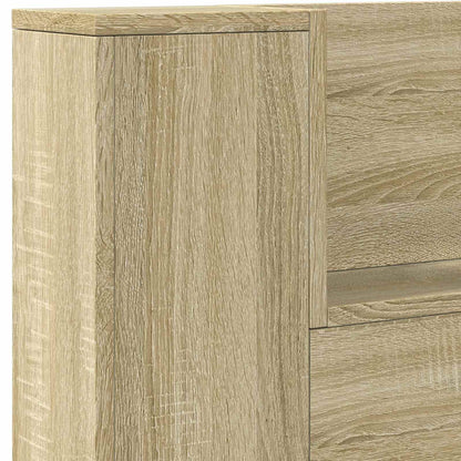 vidaXL Kopfteil Sonoma-Eiche 180 x 16,5 x 103,5 cm Holzwerkstoff