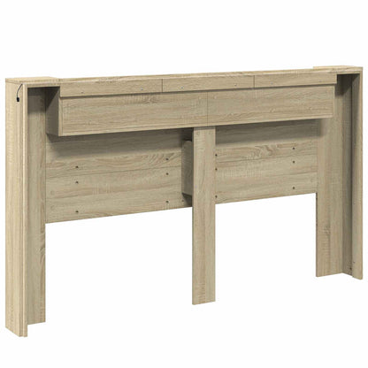 vidaXL Kopfteil Sonoma-Eiche 180 x 16,5 x 103,5 cm Holzwerkstoff