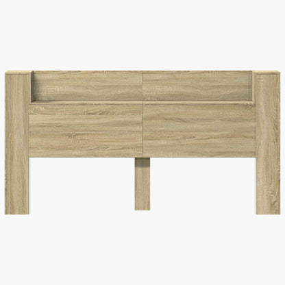 vidaXL Kopfteil Sonoma-Eiche 200 x 16,5 x 103,5 cm Holzwerkstoff