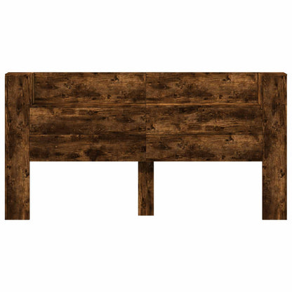 vidaXL Kopfteil Geräucherte Eiche 200 x 16,5 x 103,5 cm Holzwerkstoff
