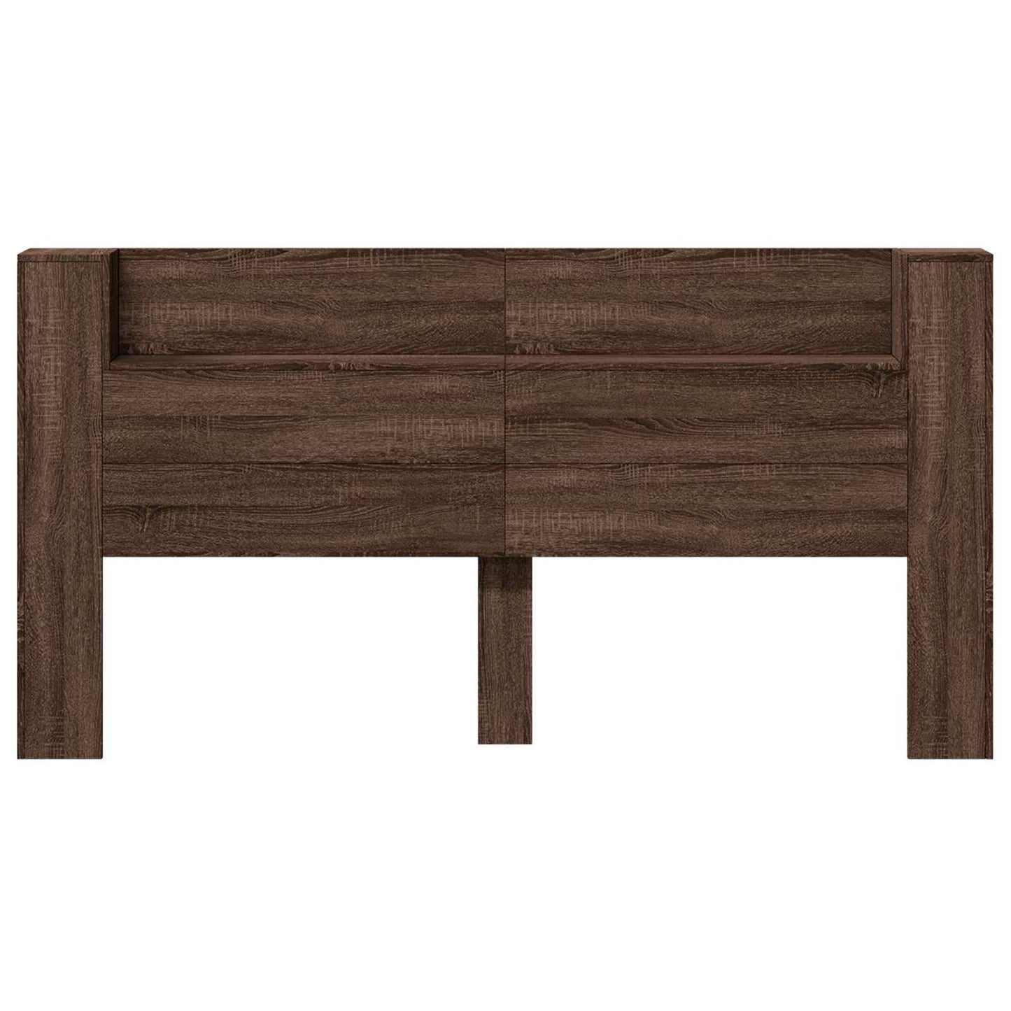 Kopfteil Braun Eichen-Optik 200 x 16,5 x 103,5 cm Holzwerkstoff