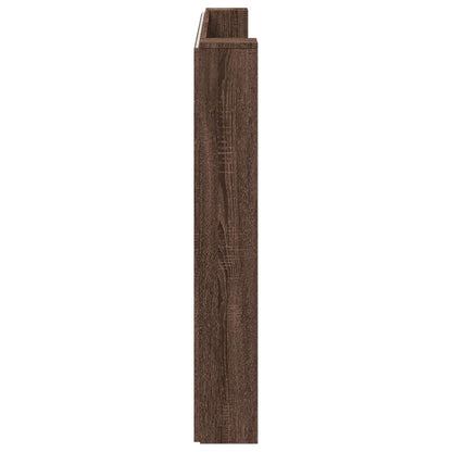 Kopfteil Braun Eichen-Optik 200 x 16,5 x 103,5 cm Holzwerkstoff