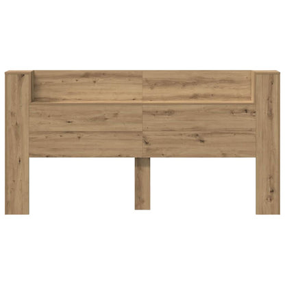 vidaXL Kopfteil Artisan-Eiche 200 x 15 x 103,5 cm Holzwerkstoff