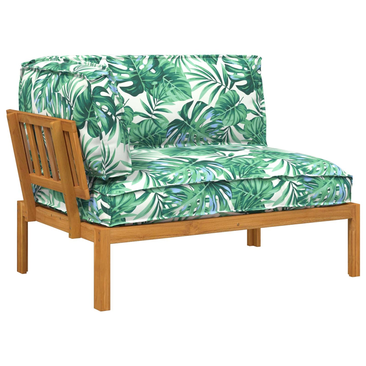 Sofa Set Blatt Blattmuster 133 x 92 x 69 cm Massivholz Akazie