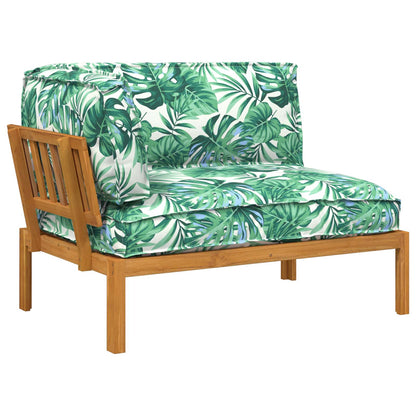 Sofa Set Blatt Blattmuster 133 x 92 x 69 cm Massivholz Akazie