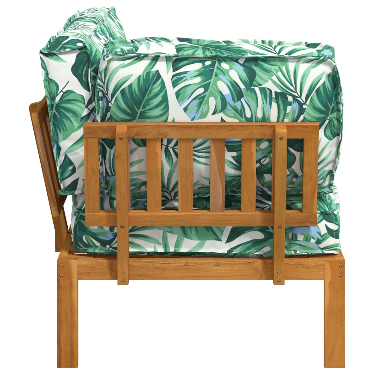 Sofa Set Blatt Blattmuster 133 x 92 x 69 cm Massivholz Akazie