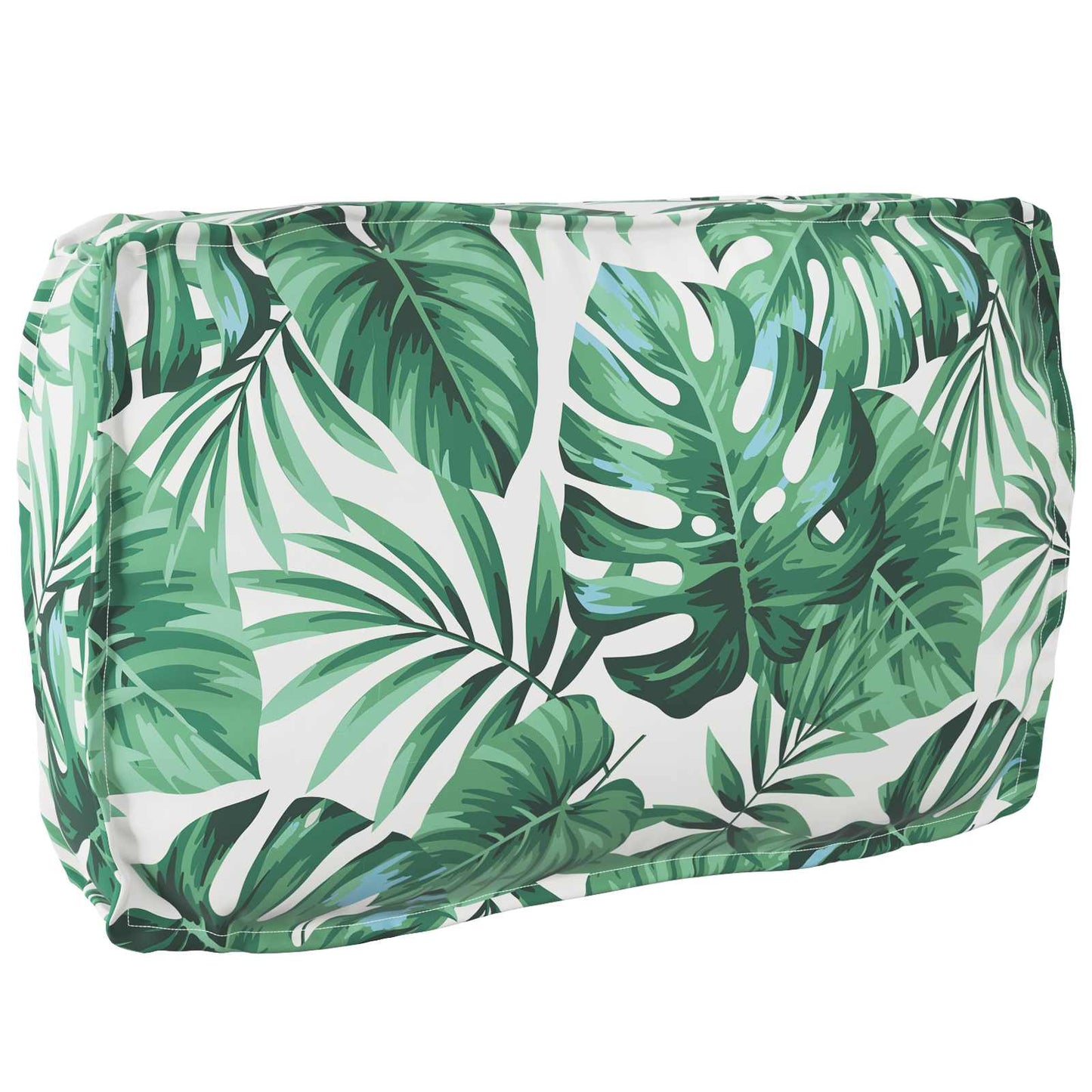 vidaXL Ensemble de canapés avec coussins en motif de feuilles 2 pcs Motif de feuilles Bois d'acacia massif