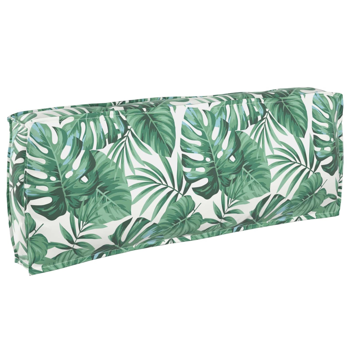 vidaXL Canapé motif feuilles 120 x 80 x 69 cm bois d'acacia massif
