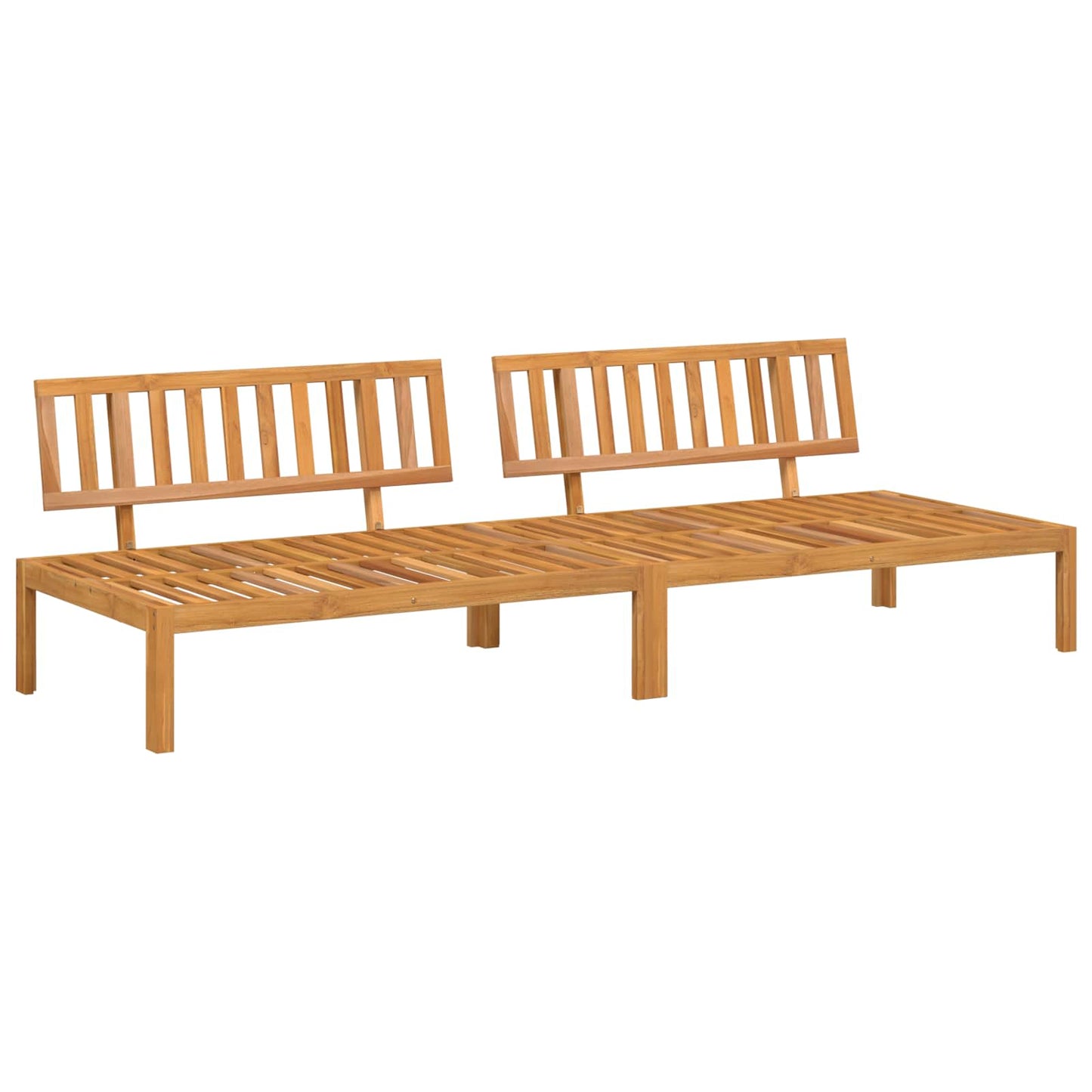 vidaXL Sofa Set Uni Anthrazit 240 x 92 x 69 cm Massivholz Akazie