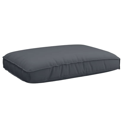 vidaXL Sofa Set mit Kissen Uni 2 pcs Anthrazit Massivholz Akazie