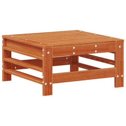 Garten-Lounge-Set 5 pcs Wachsbraun Massives Kiefernholz