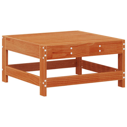 Garten-Lounge-Set 8 pcs Wachsbraun Massives Kiefernholz