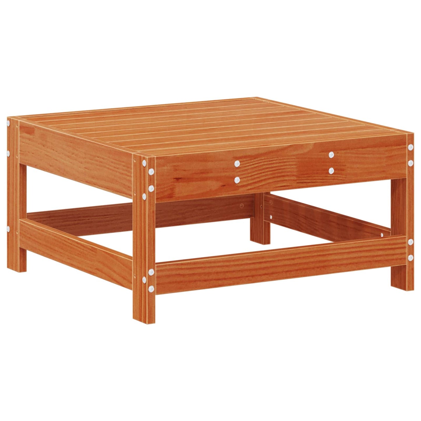 Garten-Lounge-Set 6 pcs Wachsbraun Massives Kiefernholz