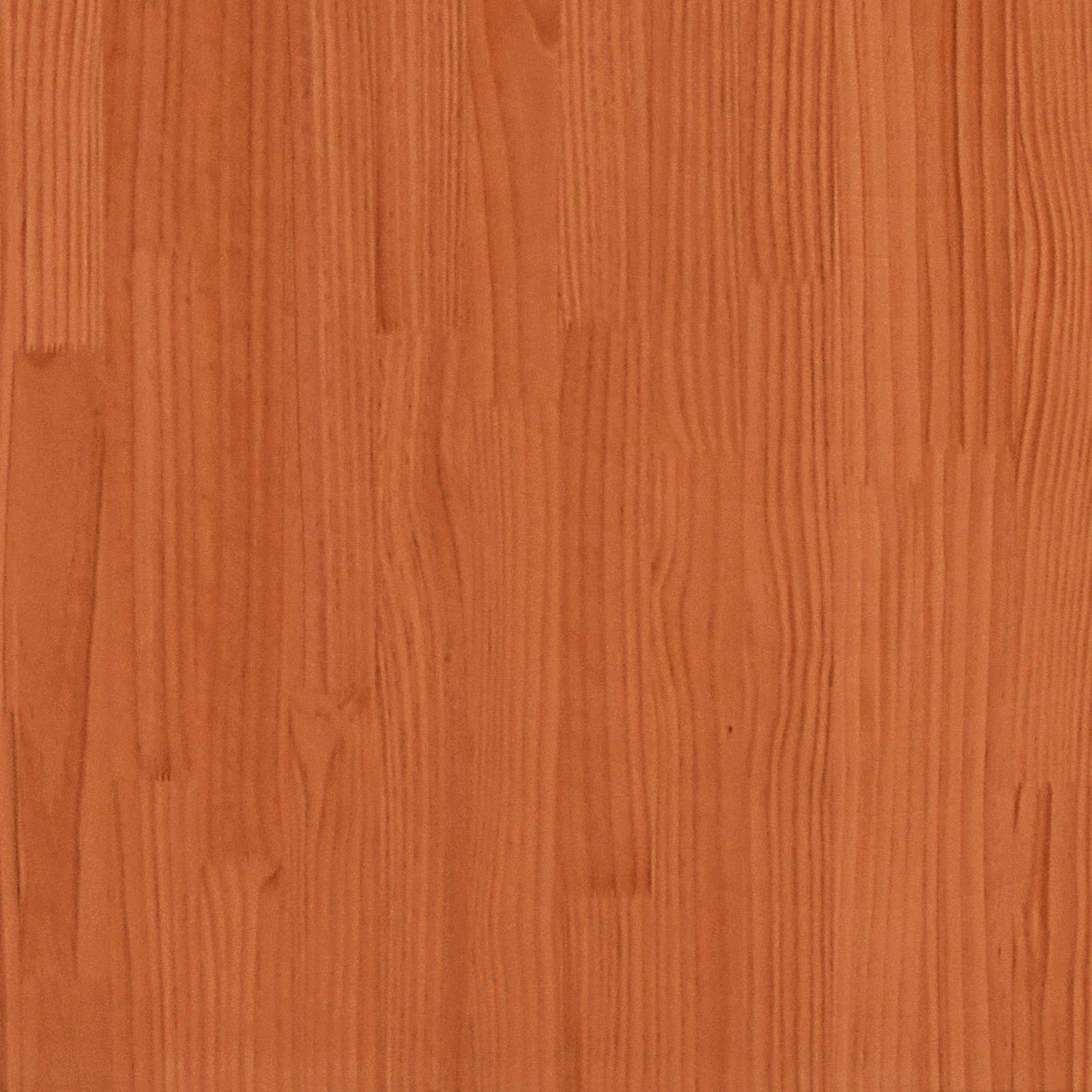 vidaXL Bettrahmen mit Kopfteil Wachsbraun 150 x 200 cm
