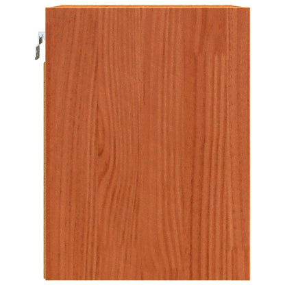 vidaXL Wandschrank Wandmontiert 2 pcs Wachsbraun 30 x 30 x 40 cm