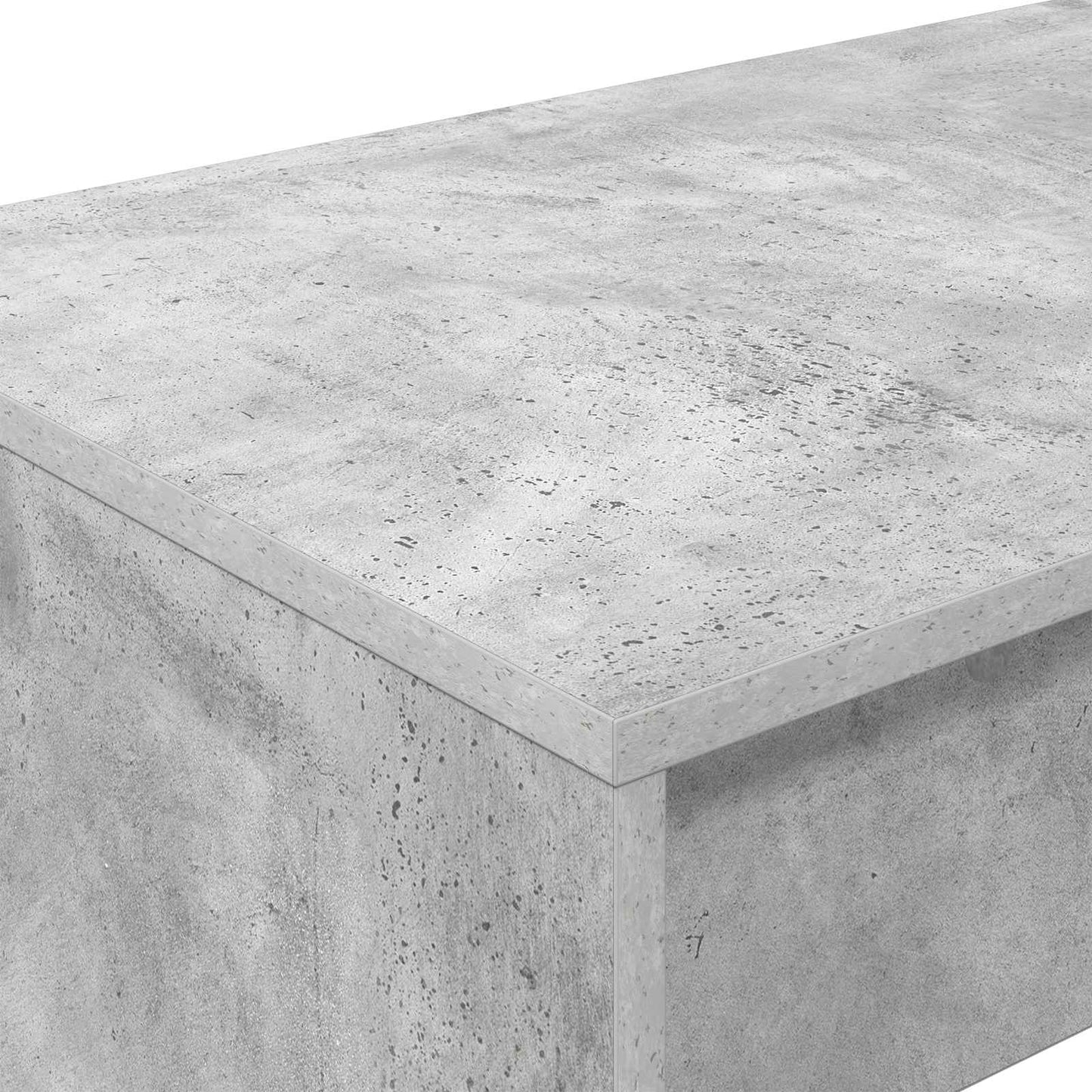 Bett-Schreibtisch Beton Grau 100 x 45 x 75 cm Holzwerkstoff