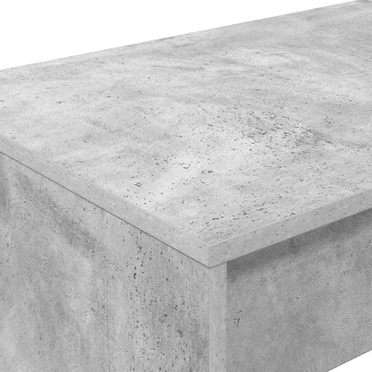 Bett-Schreibtisch Beton Grau 100 x 45 x 75 cm Holzwerkstoff