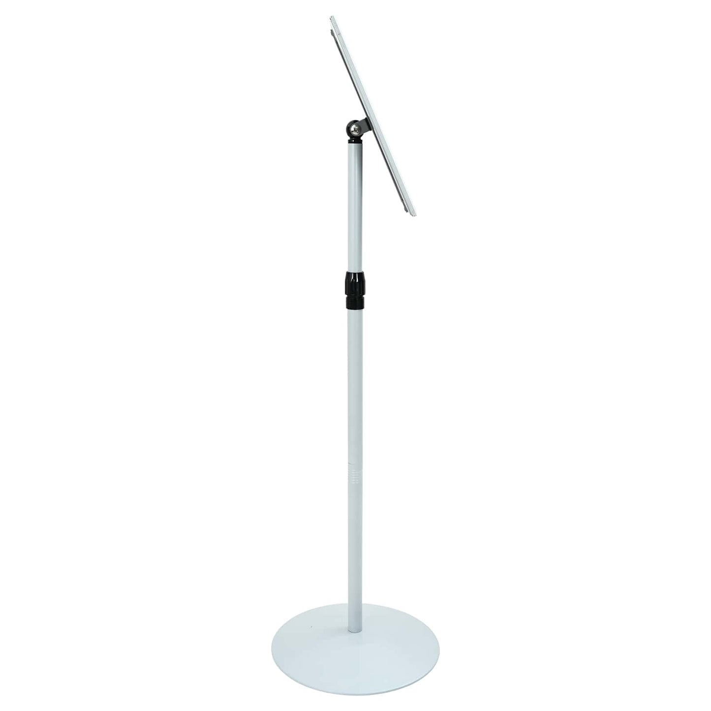 Podest-Posterständer Silber 33 x 33 x 123 cm PVC und Stahl