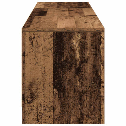 Meuble TV vidaXL avec LED bois de récupération 165 x 34 x 40 cm bois d'ingénierie