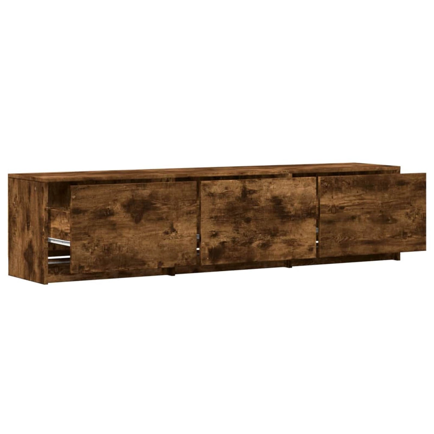 vidaXL TV-Schränk Geräucherte Eiche 165 x 34 x 40 cm Holzwerkstoff