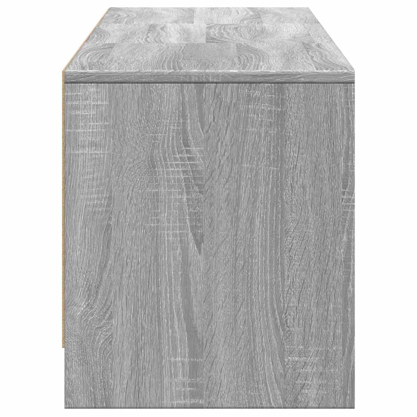 vidaXL TV-Schränk mit LED Graues Sonoma 165 x 34 x 40 cm Holzwerkstoff