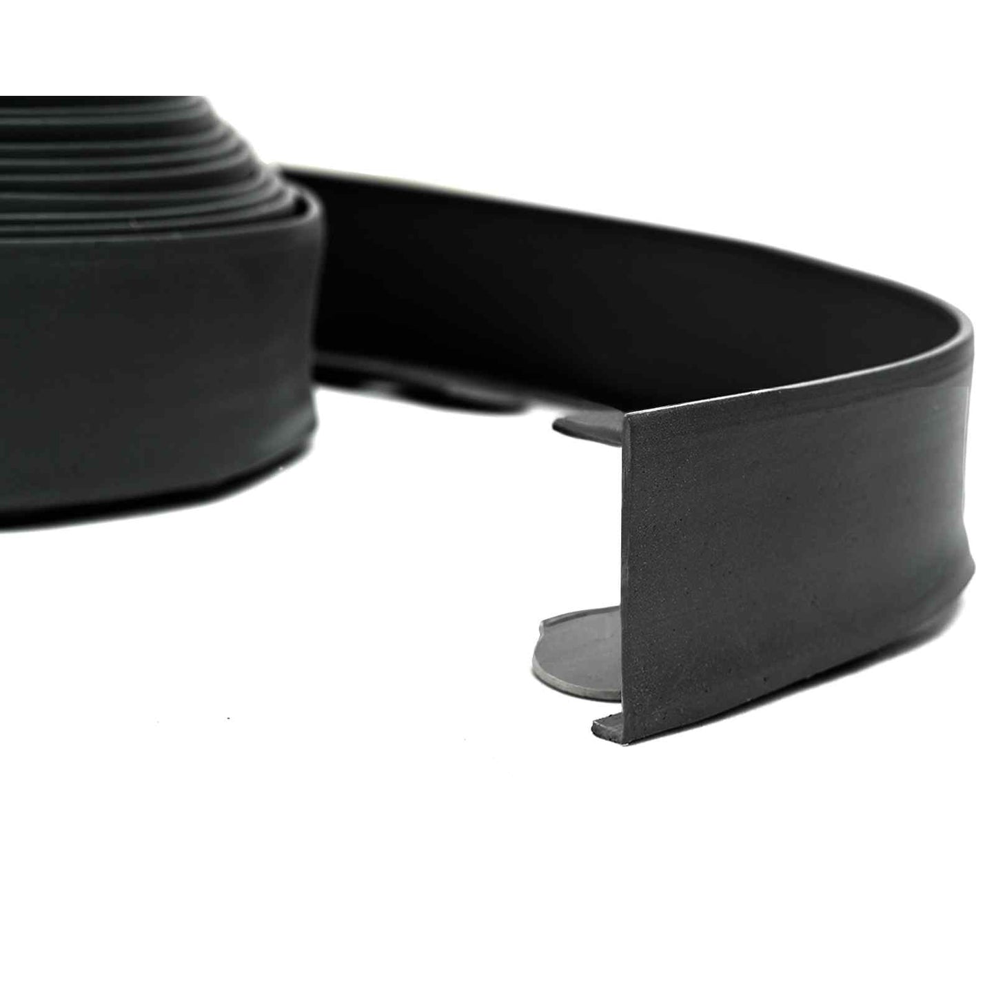 Rasenkanten Schwarz 2000 x 4 x 5 cm Kunststoff