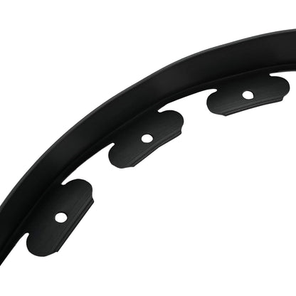 Rasenkanten Schwarz 2000 x 4 x 5 cm Kunststoff