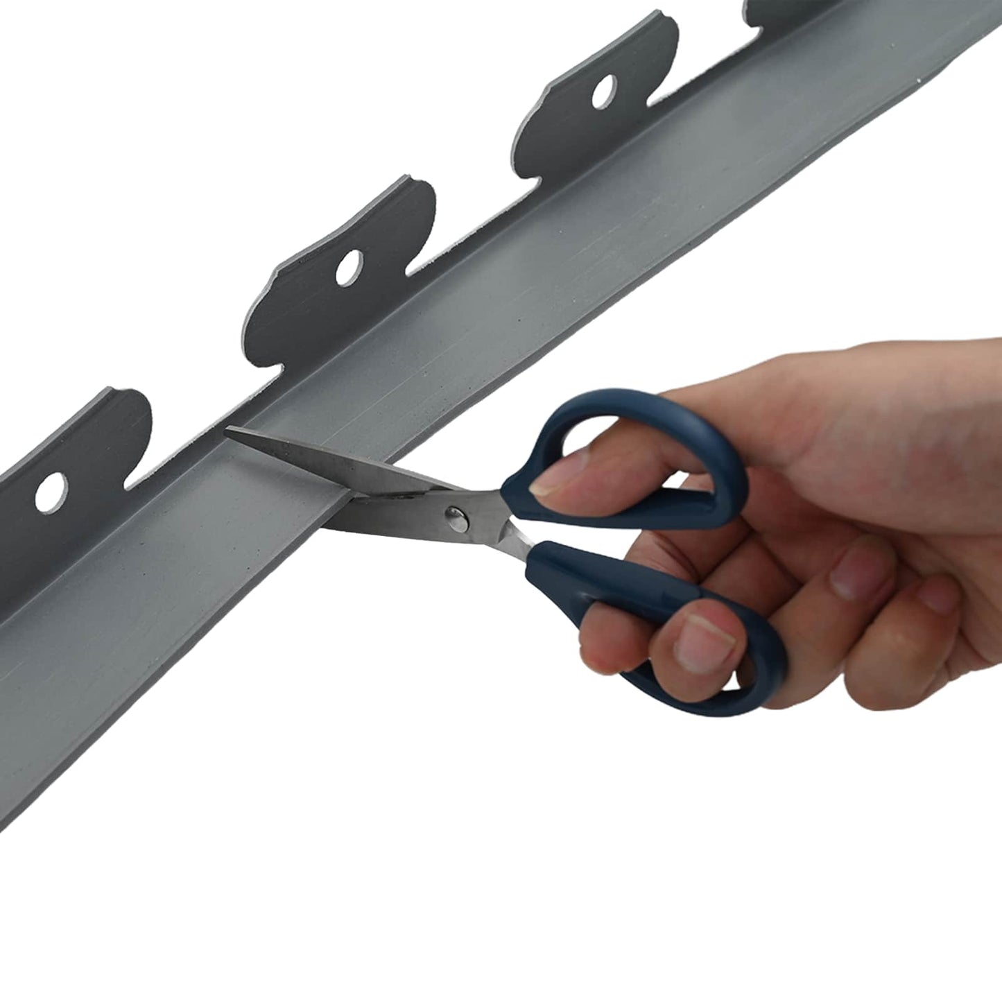 Rasenkanten Grau 4000 x 4 x 5 cm Kunststoff