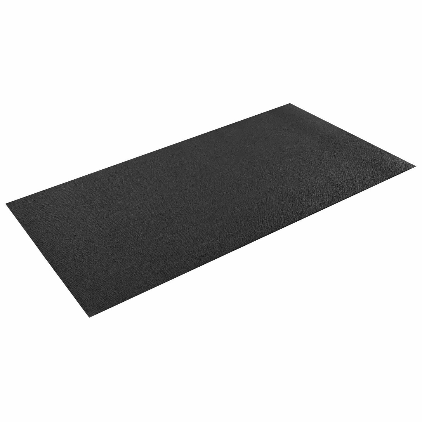 Sport-Schutzmatte Schwarz 120 x 60 x 0,6 cm Hochdichtes PVC