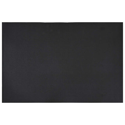 Sport Schutzmatte Schwarz 183 x 122 x 0,6 cm Hochdichtes PVC