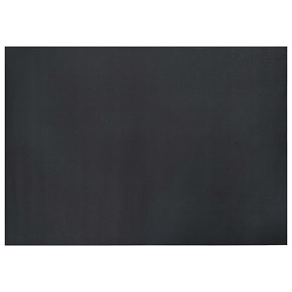 Sport Schutzmatte Schwarz 243 x 152 x 0,6 cm Hochdichtes PVC