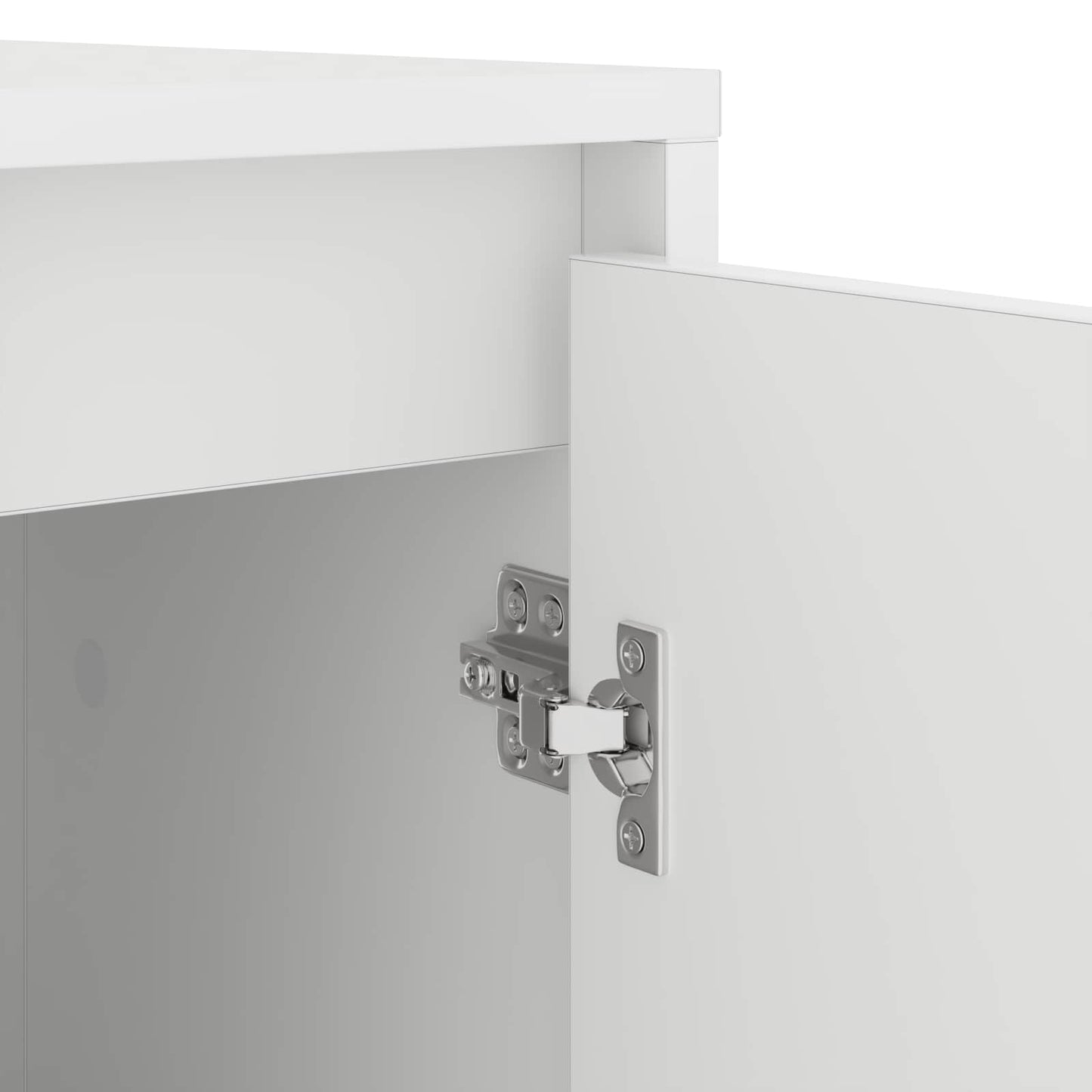 vidaXL Waschmaschinen-Schrank Weiß 87 x 60 x 89 cm Holzwerkstoff