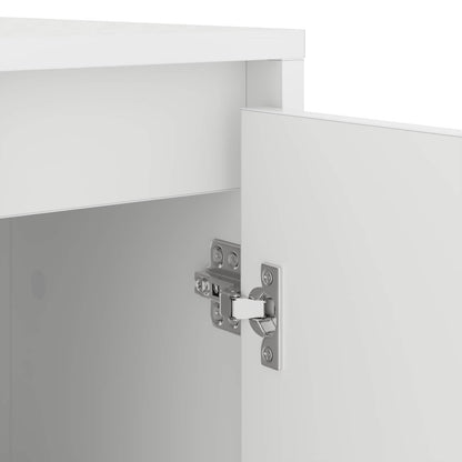 vidaXL Waschmaschinen-Schrank Weiß 87 x 60 x 89 cm Holzwerkstoff