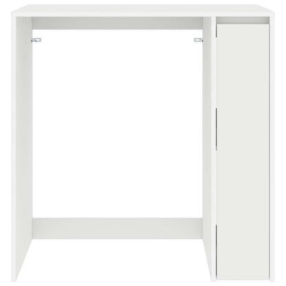 vidaXL Waschmaschinen-Schrank Weiß 87 x 60 x 89 cm Holzwerkstoff