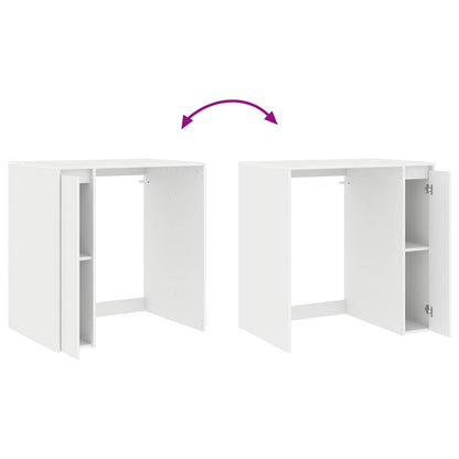 vidaXL Waschmaschinen-Schrank Weiß 87 x 60 x 89 cm Holzwerkstoff