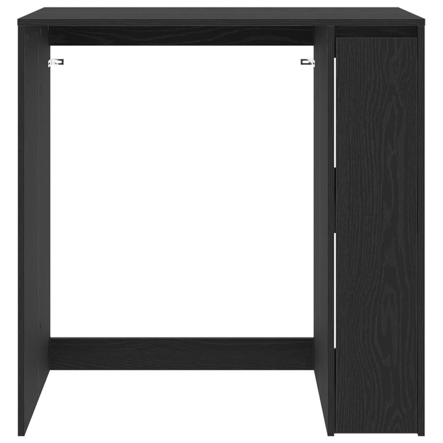 vidaXL Waschmaschinen-Schrank Schwarz Eichen-Optik 87 x 60 x 89 cm