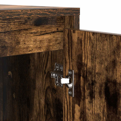 vidaXL Waschmaschinen-Schrank Geräucherte Eiche 87 x 60 x 89 cm