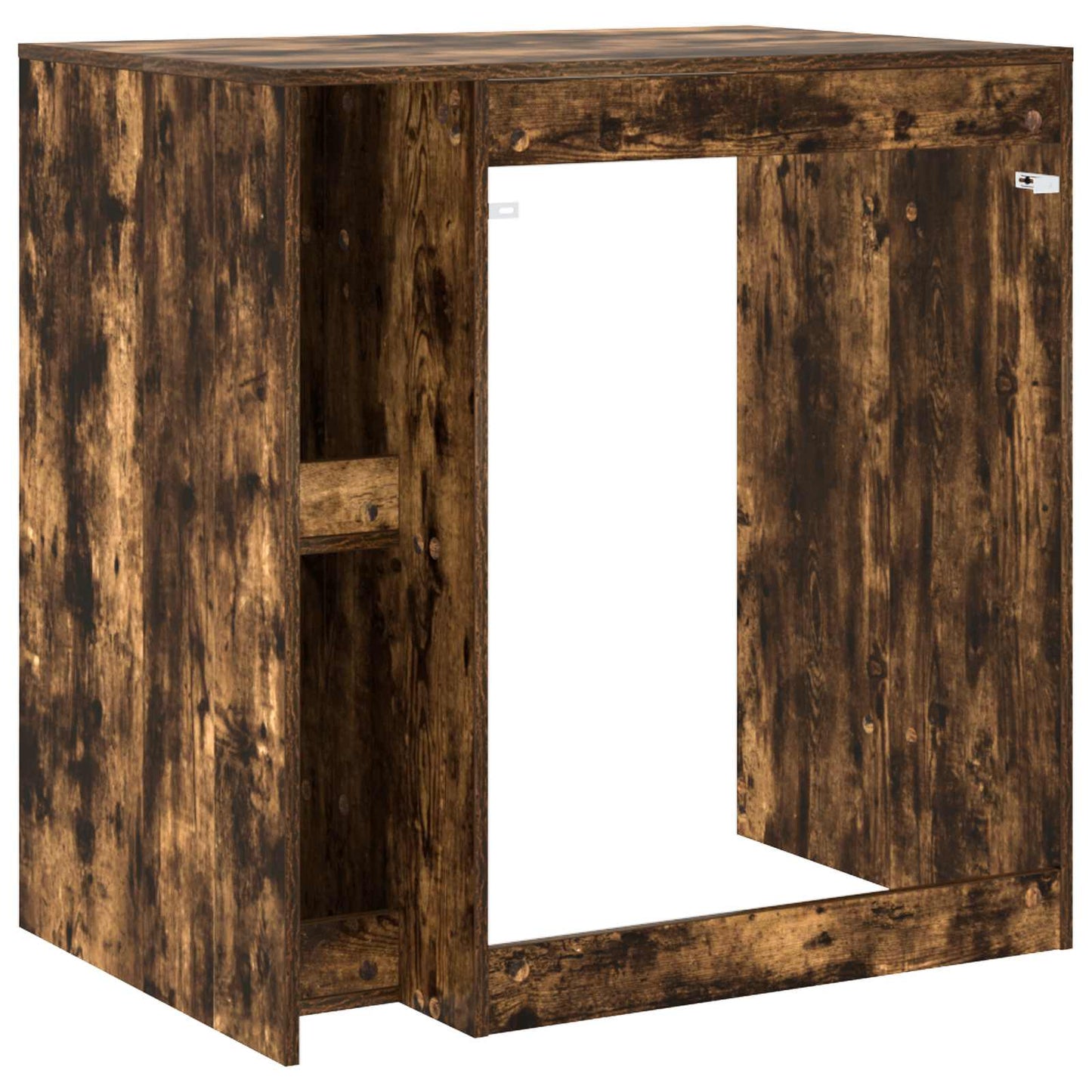 vidaXL Waschmaschinen-Schrank Geräucherte Eiche 87 x 60 x 89 cm