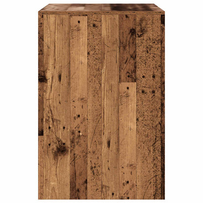 vidaXL Waschmaschinen-Schrank Altholz 87 x 60 x 89 cm Holzwerkstoff
