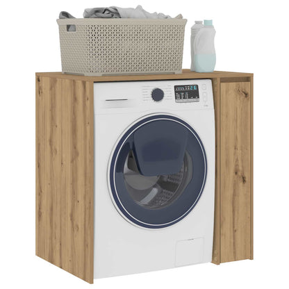vidaXL Waschmaschinen-Schrank mit Tür Artisan-Eiche 87 x 60 x 89 cm