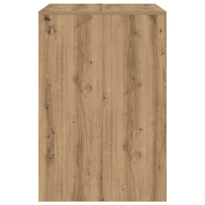 vidaXL Waschmaschinen-Schrank mit Tür Artisan-Eiche 87 x 60 x 89 cm