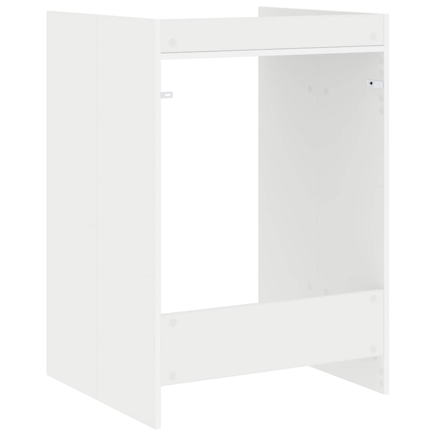 vidaXL Waschmaschinen-Schrank Weiß 67,5 x 62 x 97 cm Holzwerkstoff