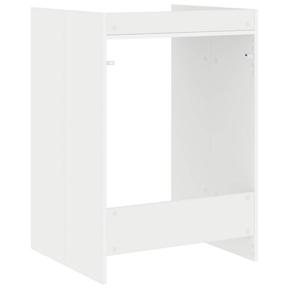 vidaXL Waschmaschinen-Schrank Weiß 67,5 x 62 x 97 cm Holzwerkstoff