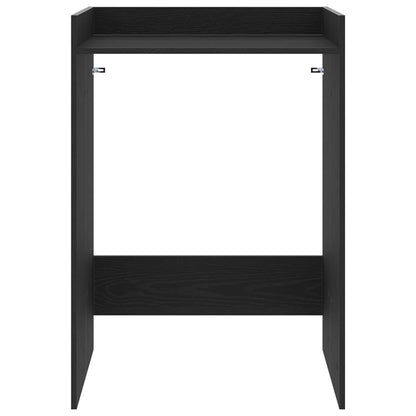 vidaXL Waschmaschinen-Schrank Schwarz Eichen-Optik 67,5 x 62 x 97 cm