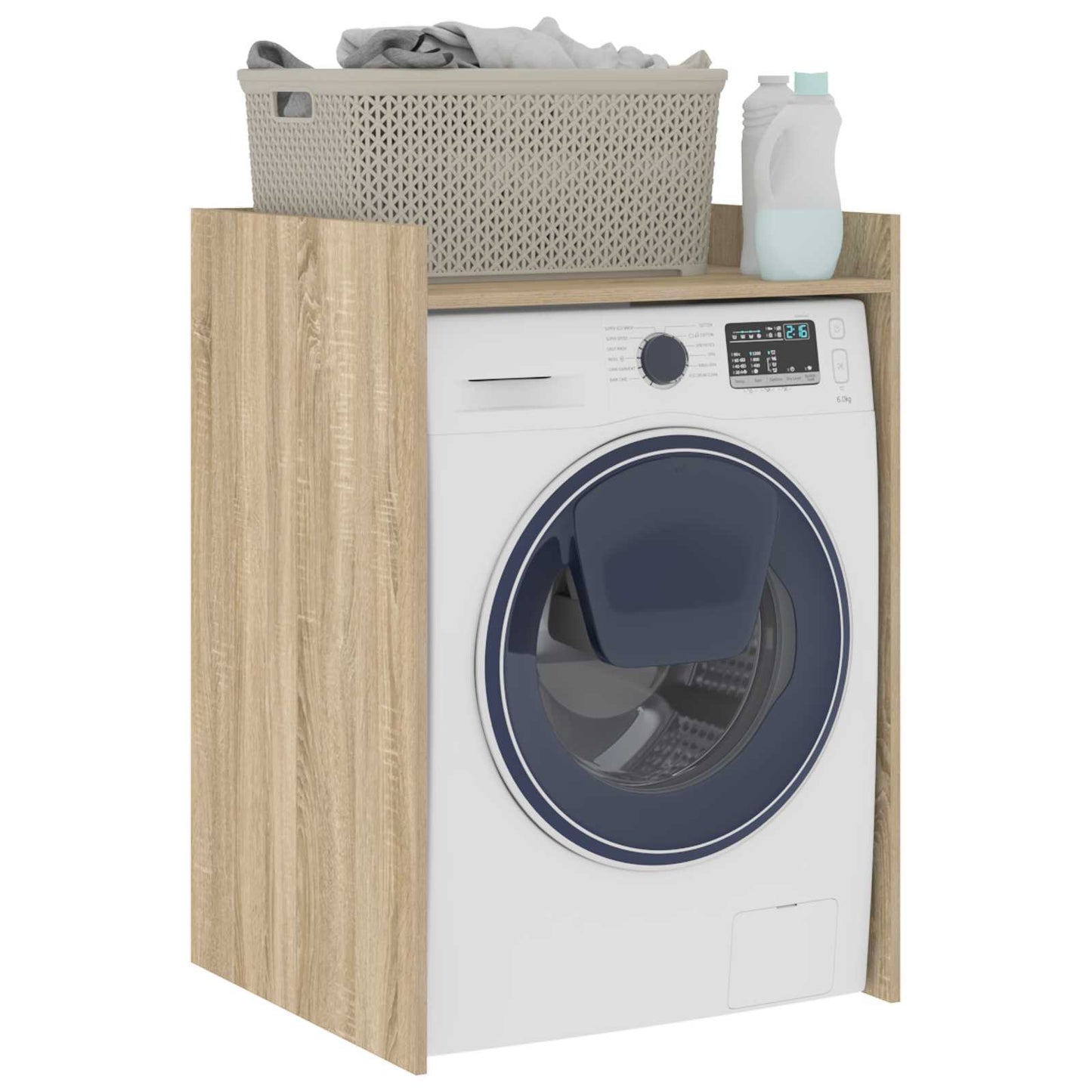 vidaXL Waschmaschinen-Schrank Sonoma 67,5 x 62 x 97 cm Holzwerkstoff