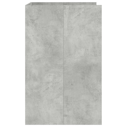 vidaXL Waschmaschinen-Schrank Beton 67,5 x 62 x 97 cm Holzwerkstoff