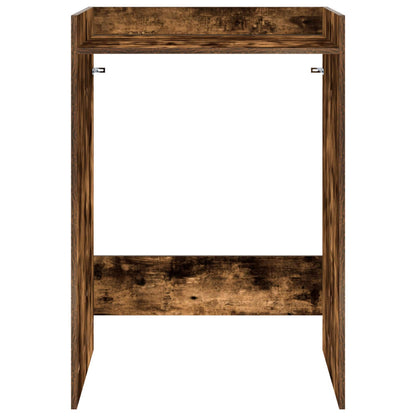 vidaXL Waschmaschinen-Schrank Geräucherte Eiche 67,5 x 62 x 97 cm