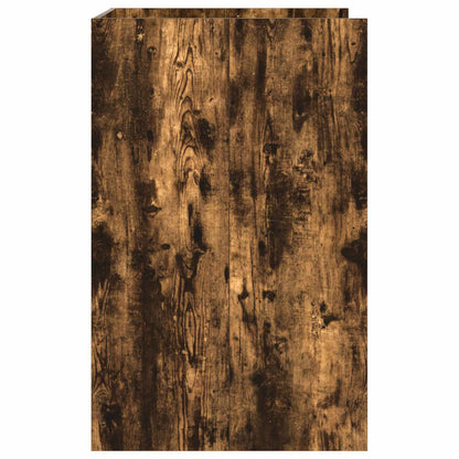 vidaXL Waschmaschinen-Schrank Geräucherte Eiche 67,5 x 62 x 97 cm